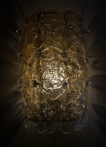 Wandlamp (2) - Glas, Metaal