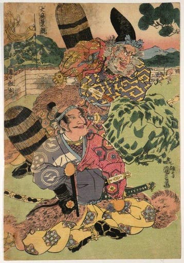 Utagawa Kunisada /  (1786–1865) — ba Kagechika en