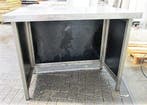 RVS Tafel, Werktafel, Catering tafel, inklapbaar B120 x D75