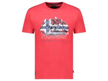 Veiling - Geographical Norway Jummit Shirt Rood - XXL, Nieuw