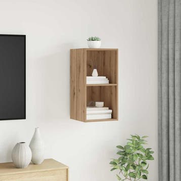 vidaXL Tv-meubelset Artisan Eiken 37 x 37 x 72 cm Bewerkt, Verzenden, Nieuw