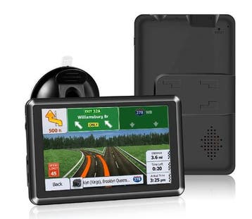 Navigatie 5 inch auto GPS FM navigatiesysteem touchscreen, Verzenden