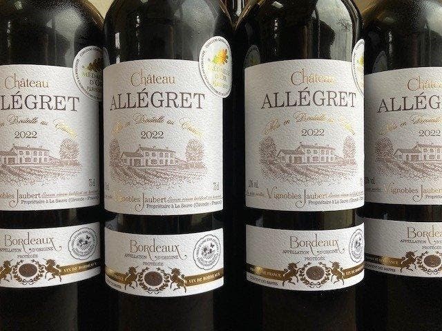 2024 Chateau Allegret - Bordeaux - 12 Bouteilles (0,75 L), Collections, Vins