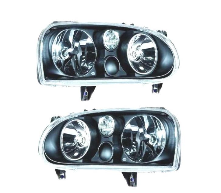 PHARES VOLKSWAGEN VW GOLF MK3 91-97 LOOK GOLF MK4 FOND NOIR, Autos : Pièces & Accessoires, Éclairage, Envoi