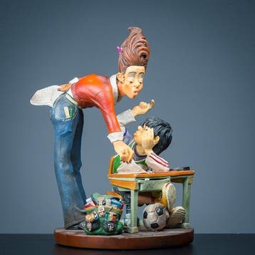 Figuur - Lerares beeld - Parastone, Antiquités & Art