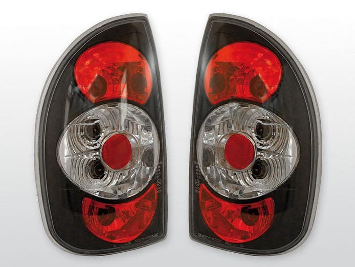 Achterlichten | Opel Corsa B 1993-2000 5D | zwart, Auto-onderdelen, Verlichting, Nieuw, Opel, Verzenden