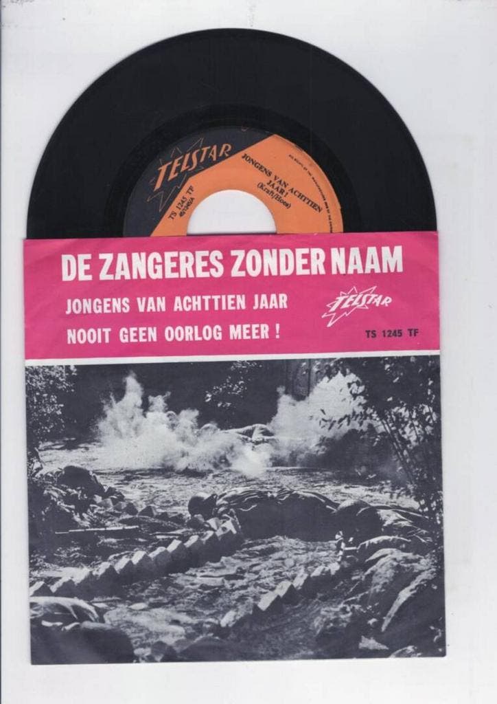 Zangeres Zonder Naam – Jongens Van Achttien Jaar! / Nooit Ge, Cd's en Dvd's, Vinyl Singles, Ophalen of Verzenden