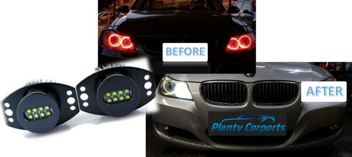 BMW Angel Eyes voor BMW E90 E91 3 Serie Bouwjaar 2005-2008, Autos : Pièces & Accessoires, Éclairage, Envoi