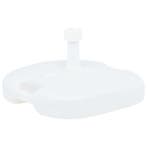 vidaXL Parasolvoet gevuld met zand/water 16 L kunststof wit, Verzenden