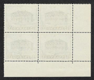 IJsland 1952 - IJslands Parlement 25Kr zwart op blok - Yvert, Postzegels en Munten, Gestempeld