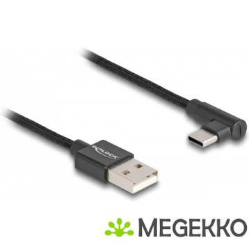 DeLOCK 80029 USB-kabel USB 2.0 0,5 m USB A USB C Zwart, Verzenden