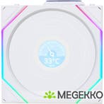 Lian Li UNI FAN TL Wireless LCD 120mm White, Computers en Software, Computerkoelers, Verzenden, Nieuw