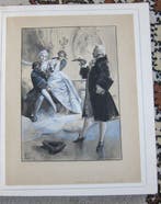 Abbé Prevost / Lelong - Manon Lescaut [dessin original signé