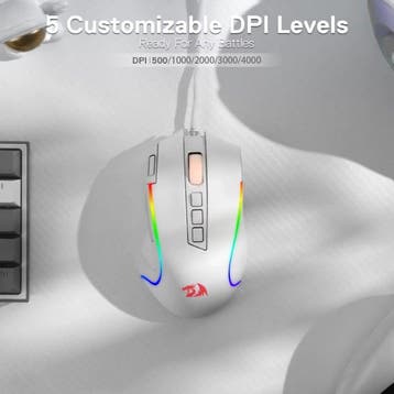 M612 Gaming Muis -  tot 8000 DPI - RGB Optisch Ergonomisch, Verzenden