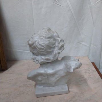 sculptuur, Dea Minerva - 24 cm - Steen, Hars