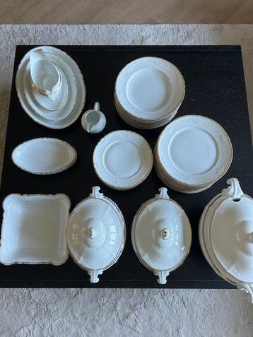 Kom Selb Bavaria Krautheim - Tafelservies voor 12 (50) -