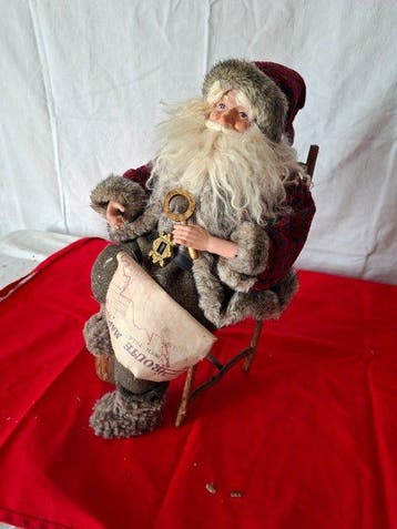 Figuur - Traditionele Kerstman in antieke stijl - verzamel, Diversen, Nieuw