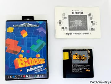 Sega Megadrive - Blockout, Verzenden, Gebruikt