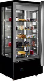 Gekoelde Gebaksvitrine Chocolade, Verzenden, Nieuw in verpakking, Koelen en Vriezen