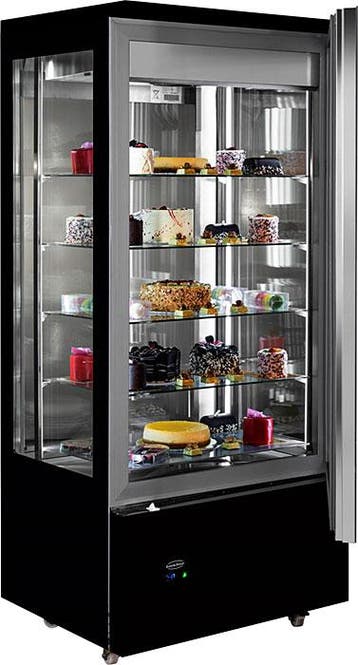 Gekoelde Gebaksvitrine Chocolade, Verzenden, Nieuw in verpakking, Koelen en Vriezen