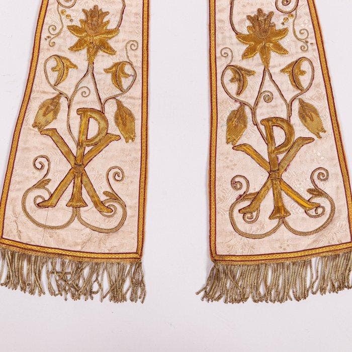 Stola, 19e-eeuw gouddraad - Textiel - 1850-1900, Antiek en Kunst, Kunst | Niet-Westerse kunst
