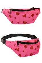 Heuptasje Roze Met Hartjes, Verzenden