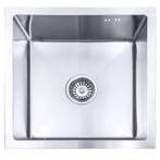 Lendo Online Spoelbak 44×44 cm RVS Zilver – Inbouw & Opbouw, Huis en Inrichting, Verzenden, Nieuw