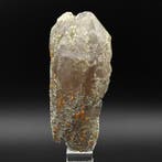 Zeldzame oranje spessartiet op rookkwarts! China Kristallen