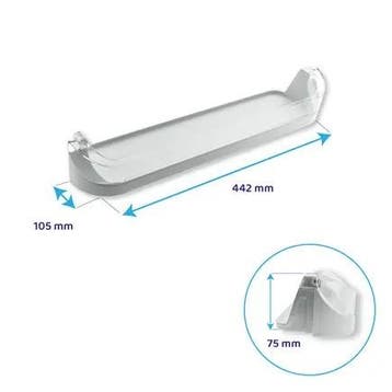 Indesit Koelkast Flessenbak 442x105mm / C00283254, Elektronische apparatuur, Koelkasten en IJskasten, Verzenden, Nieuw