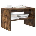 vidaXL Tv-meubel 60x40x40 cm bewerkt hout gerookt, Verzenden, Nieuw