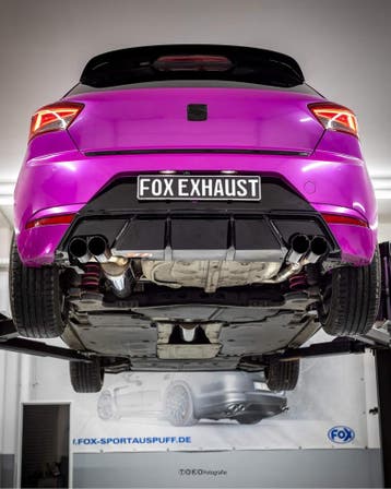 FOX Seat Ibiza V - KJ einddemper zonder uitlaatklep uitgang, Auto-onderdelen, Verzenden, Nieuw