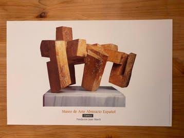 Eduardo Chillida - Cartel Museo de arte Abstracto de Cuenca