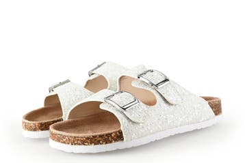 Colors of California Slippers Meisjes in maat 32 Zilver, Verzenden, Schoenen