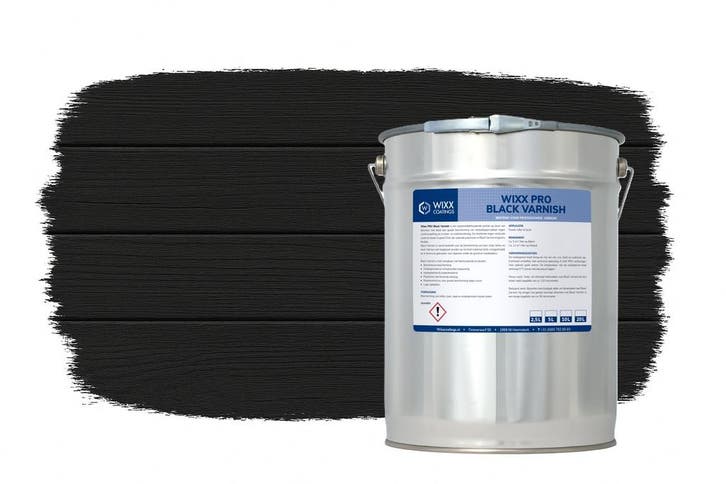 Wixx PRO Black Varnish Zwart 20L, Doe-het-zelf en Bouw, Verf, Beits en Lak, Zwart, Nieuw, Verzenden