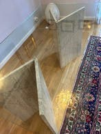 Eettafel - Glas, Travertijn, Maison & Meubles, Maison & Meubles | Autre