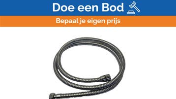 Bieden: Bossini Flexible Chrome Shower Hose 150, Ophalen of Verzenden