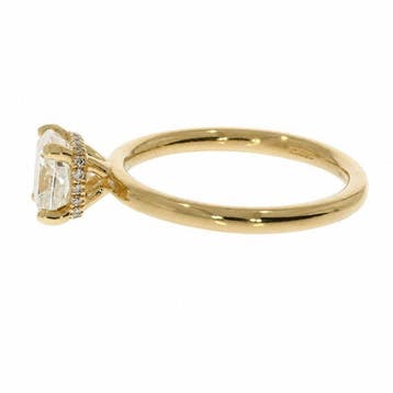 Zonder minimumprijs - Ring - 18 karaat Geel goud - 1.06ct.