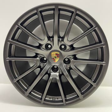 Porsche 997 2/4  19inch SportDesign Titanium met banden 8MM, Gebruikt, Banden en Velgen, 305 mm, Personenwagen