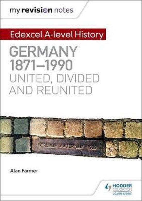 Edexcel A-level History: Germany, 1871-1990: united, divided, Livres, Langue | Anglais, Envoi