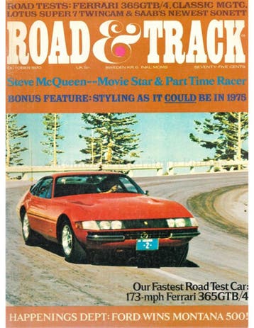 1970 ROAD AND TRACK MAGAZINE OKTOBER ENGELS