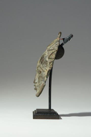 Een bronzen masker - Baule - Ivoorkust (Zonder minimumprijs)