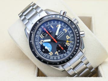 Omega Speedmaster Ref. 3520.53 Year 1999 (Box), Overige merken, Staal, Polshorloge, Ophalen of Verzenden