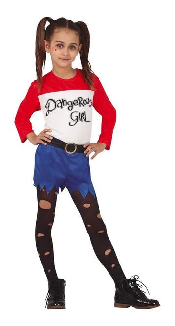 Halloween Kostuum Meisje Harley Quinn Suicide Squad, Verzenden, Nieuw