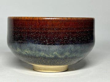 Ky Ware / Kiyomizu Ware Hayashiyama Kiln Yhen Tenmoku Tea