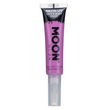 Moon Glow Neon UV Face Paint with Brush Applicator Intense P, Verzenden