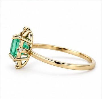 Zonder minimumprijs - Ring - 14 karaat Geel goud, 1,43 gram, Nieuw