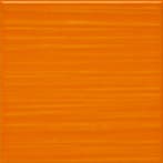 Wandtegel Handvorm Geo Twist Decor Oranje Glans 10x10, Nieuw, Minder dan 20 cm, 10 m² of meer, Wandtegels