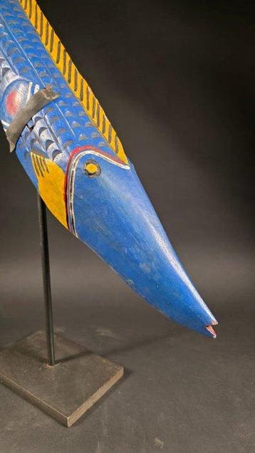 Poisson en bois - Bozo - Mali (Sans prix de réserve)