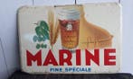 Marine Beer - Reclamebord - Metaal, Antiek en Kunst