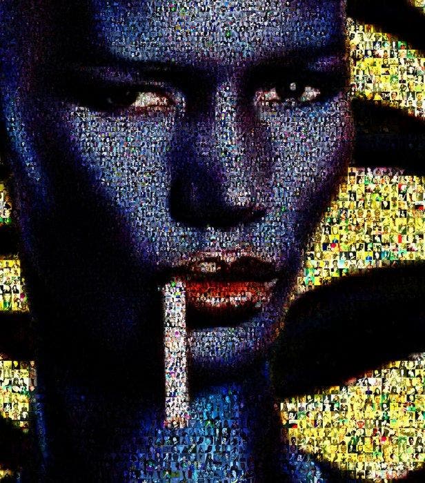 David Law (1967) - Crypto Grace Jones - Format XL 60x60, Antiquités & Art, Art | Objets design